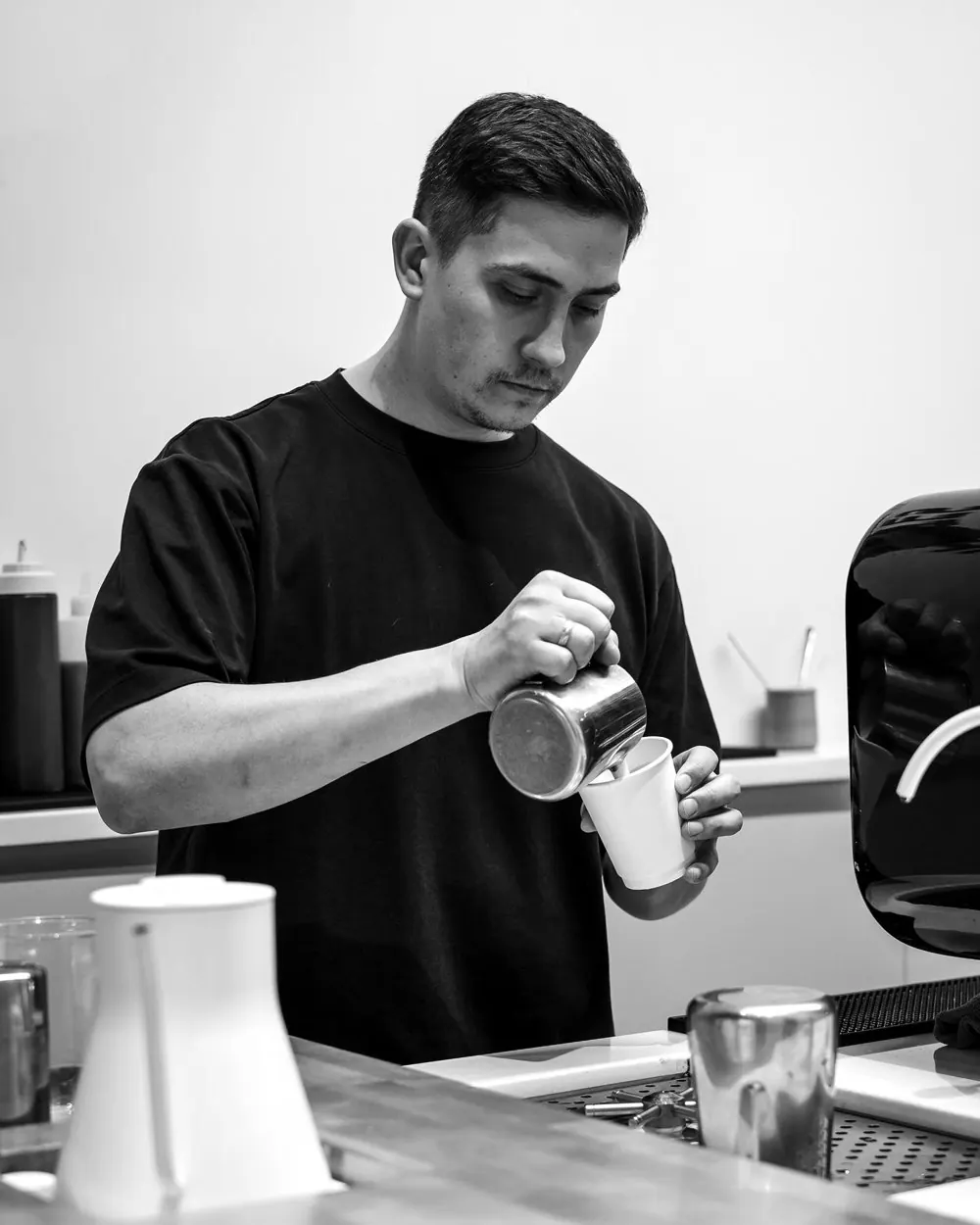 Ilia, head barista